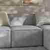 Flash Furniture Bridgetown Luxury Modular Sectional Sofa, Armless Center Seat, Gray IS-IT2231-MC-GRY-GG